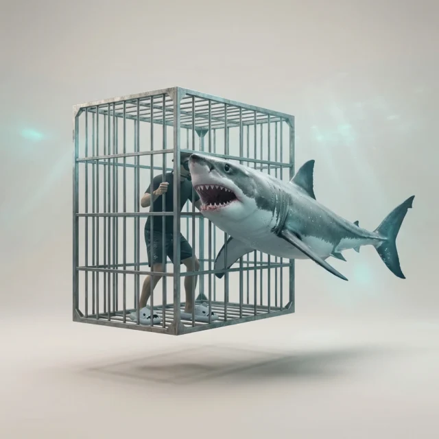 Klatka na Rekina - Zestaw do negocjacji z rekinem